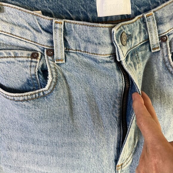 Boyish The ZACHARY High Rise Skinny Fit Stretch Denim Sz 26 in LA PORTA - Picture 4 of 12